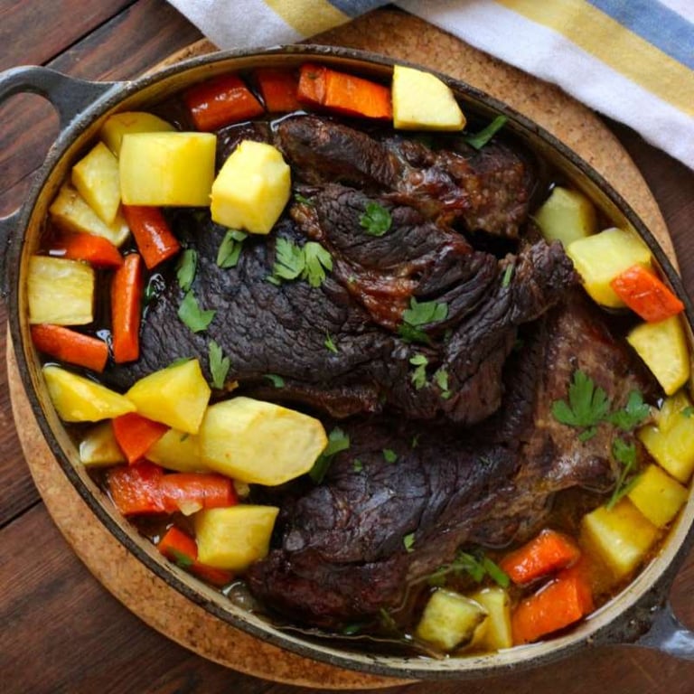 Classic Pot Roast with Root Veggies
