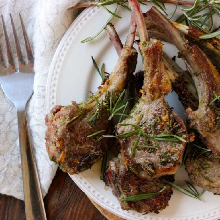 Rosemary Grilled Lamb Chops