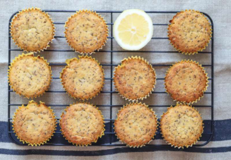 Lemon, Coconut and Chia Seed Muffins