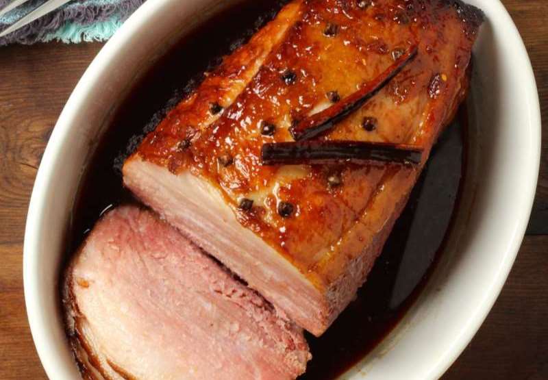 Orange Glazed Ham