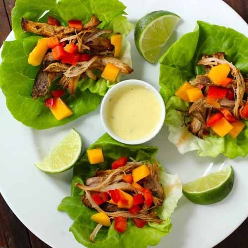 Jamaican Jerk Pork Wraps
