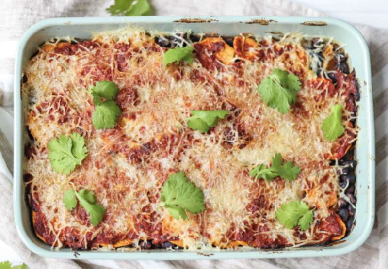 Sweet Potato and Bean Bake