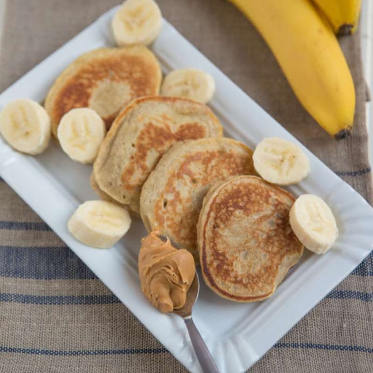 Banana Pancakes and Peanut Butter
