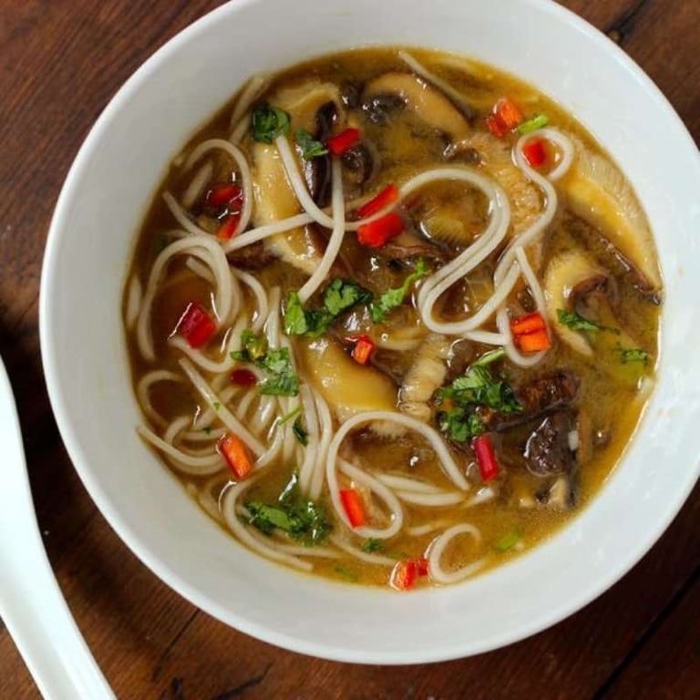 Miso Mushroom Noodle Bowls