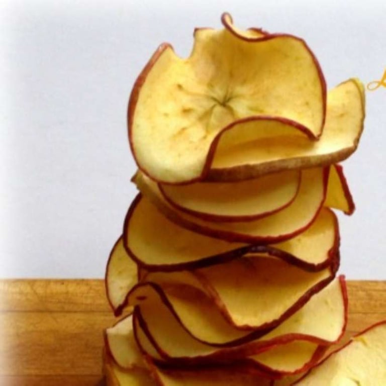 Lemon Ginger Apple Chips