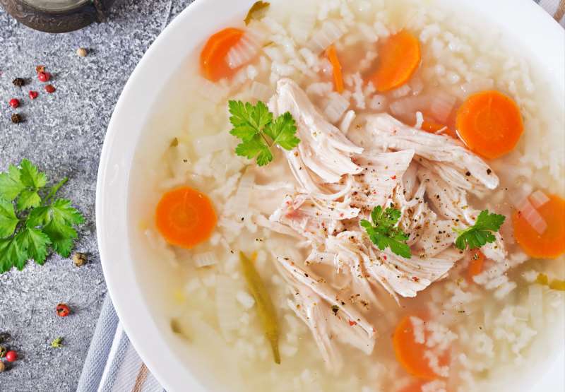 Lemon, Chicken and Rice Soup