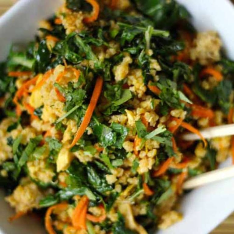 Coconut Kale Fried Millet