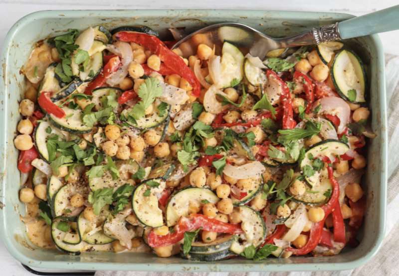 Sheet Pan Vegetables and Tahini