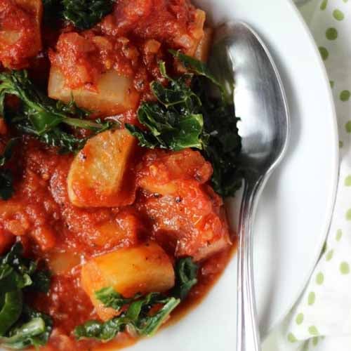 Roasted Root Veggie Stew