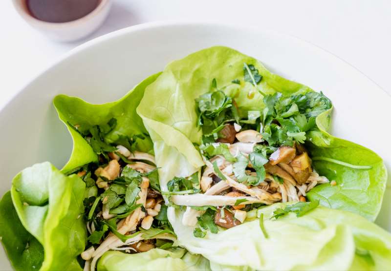Asian Inspired Chicken Lettuce Cups