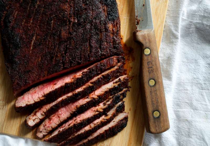 Grilled Coffee Rubbed Flank Steak