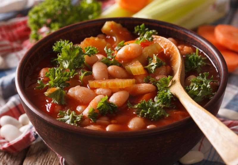 Orange Scented White Bean Soup