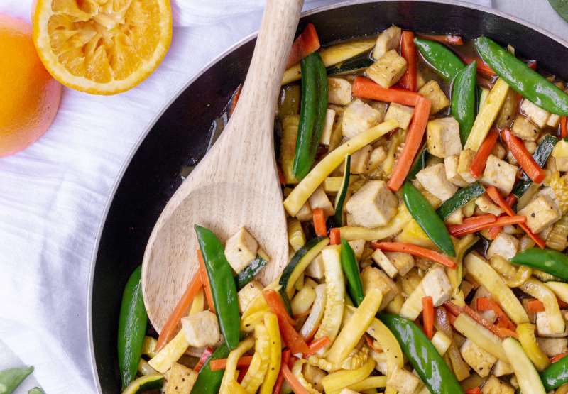Tofu Stir-Fry with Summer Veggies