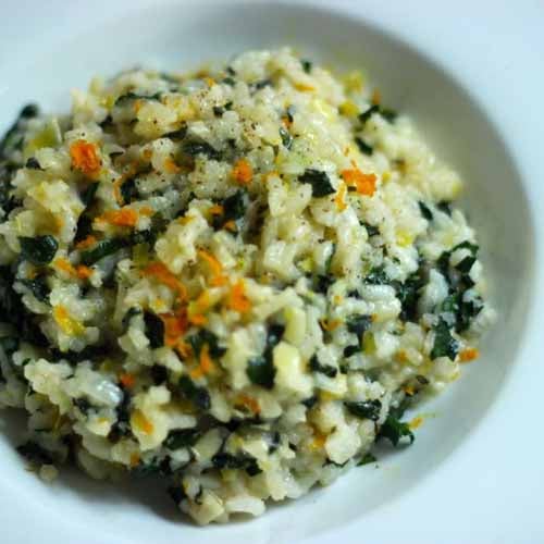Risotto with Winter Greens and Citrus
