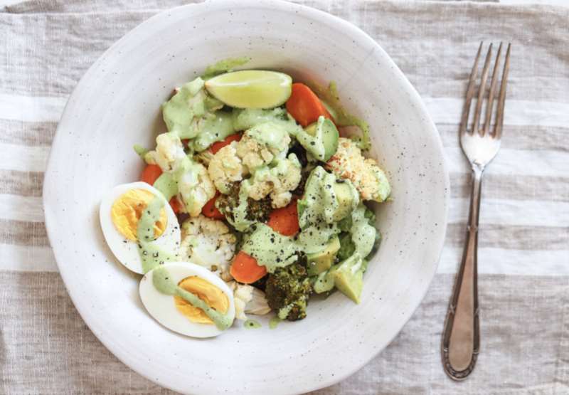Roasted Veggie Breakfast Bowl