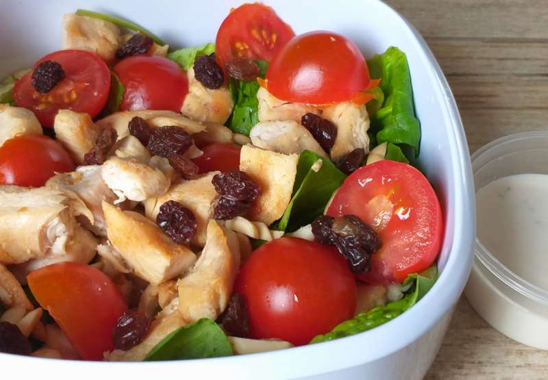 Quick Salad with Chicken