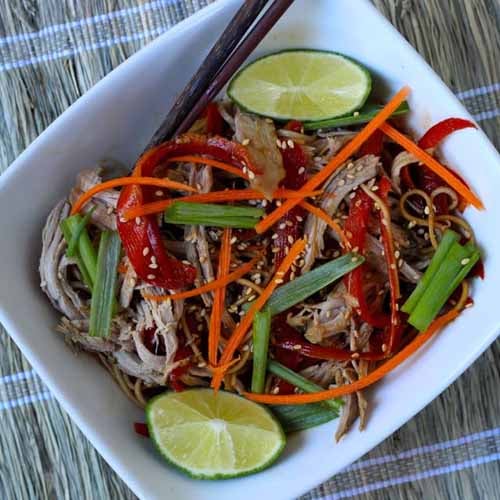 Soba Noodle Salad with Pork
