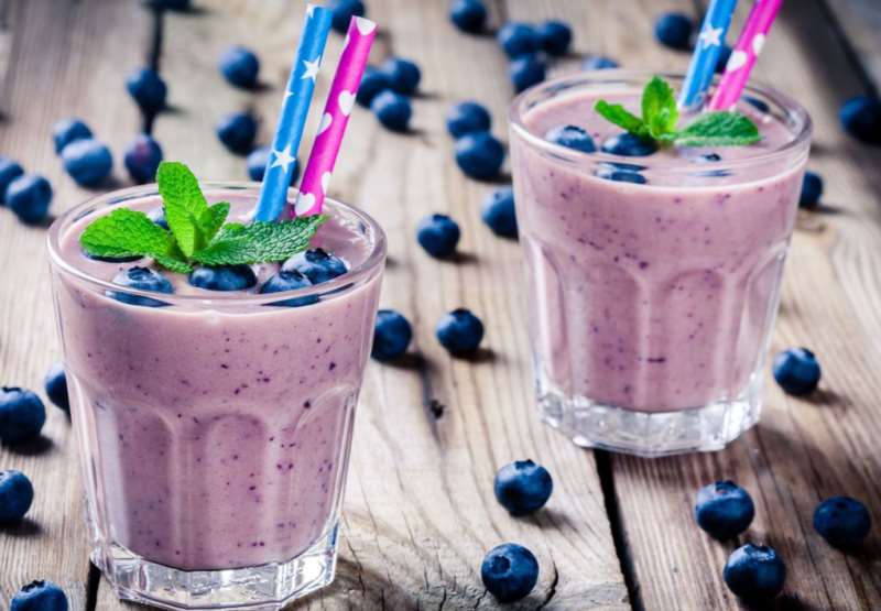 Blueberry Green Smoothie+