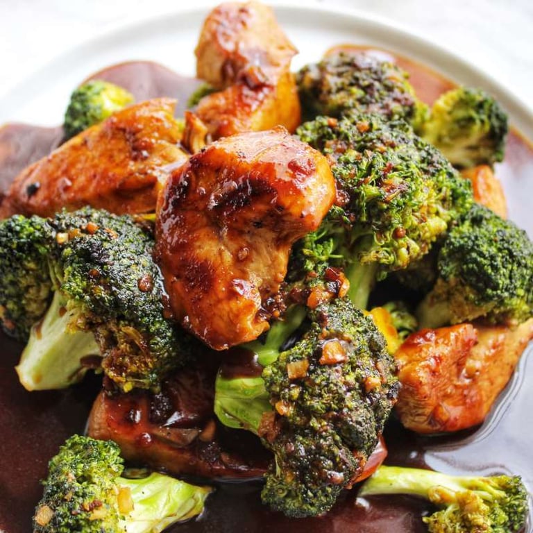 Orange Chicken and Broccoli