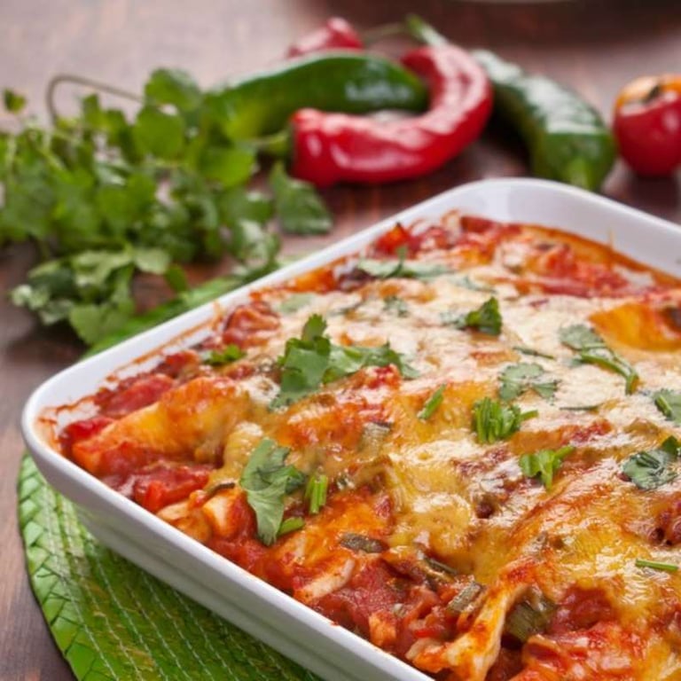 Beef Enchiladas with Red Sauce