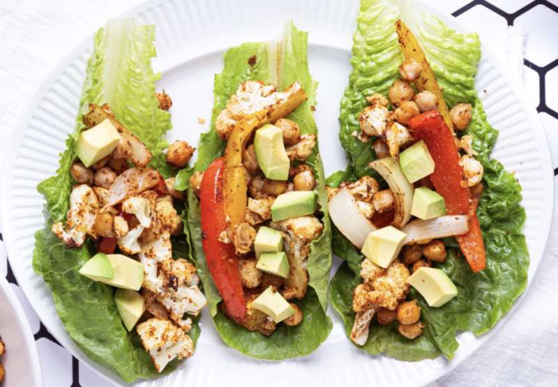 Chickpea Lettuce Tacos