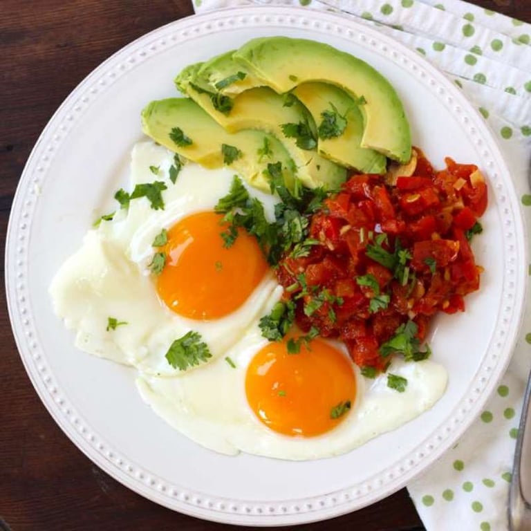 Huevos Rancheros with Black Beans