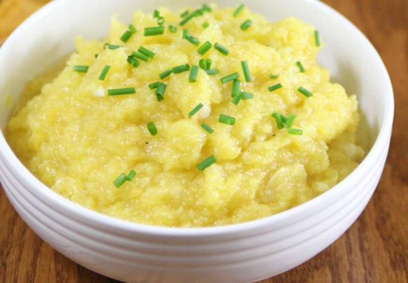 Mashed Acorn Squash with Forty Cloves of Garlic