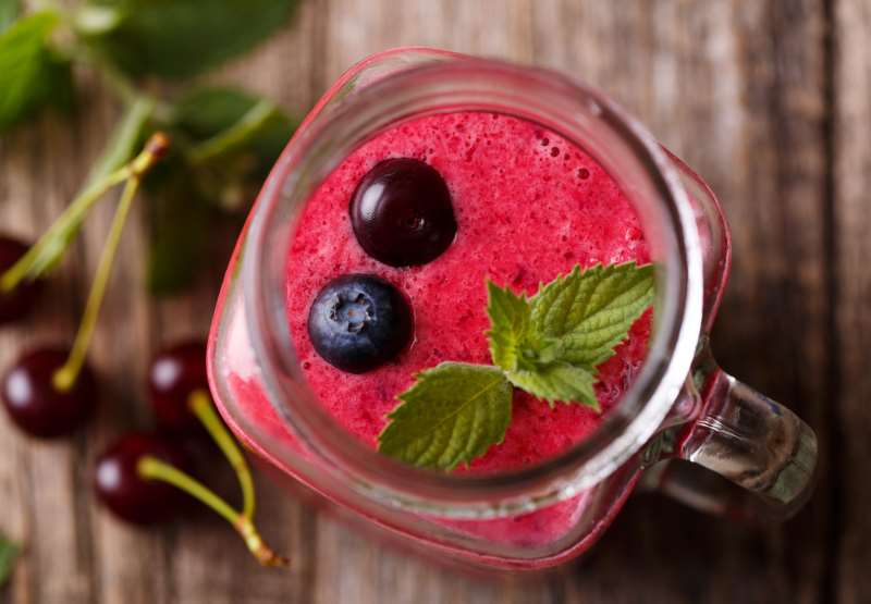 Cherries, Berries, and Cream Smoothie+