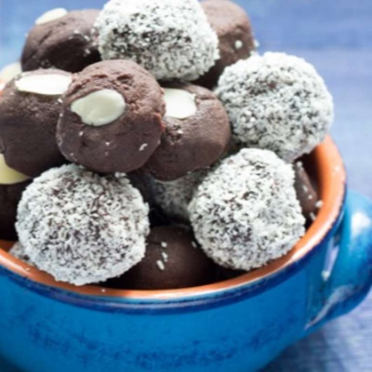 Chocolate Tahini Truffles