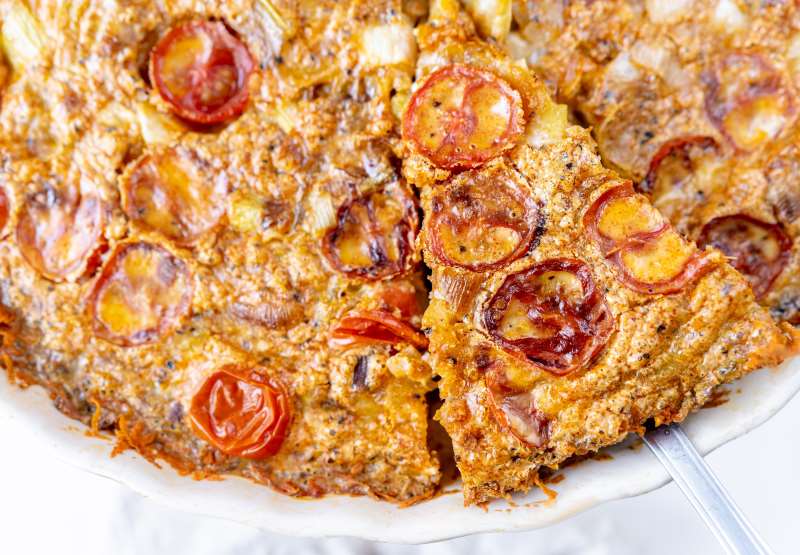 Tomato Bacon Quiche