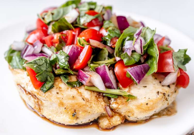 Chicken Breasts with Balsamic Glaze