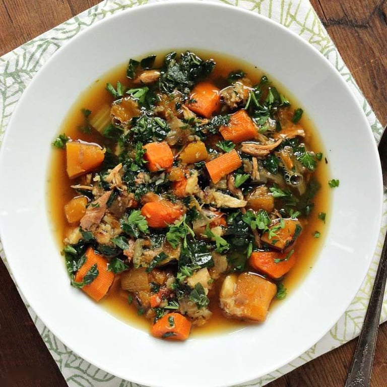 Slow Cooker Turkey Soup