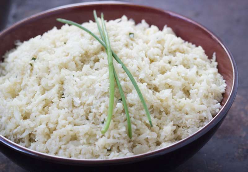 Ginger Garlic Cauliflower Rice