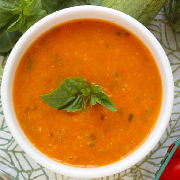 Tomato Zucchini Soup