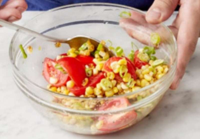 Blue Apron Tomato & Corn Salad