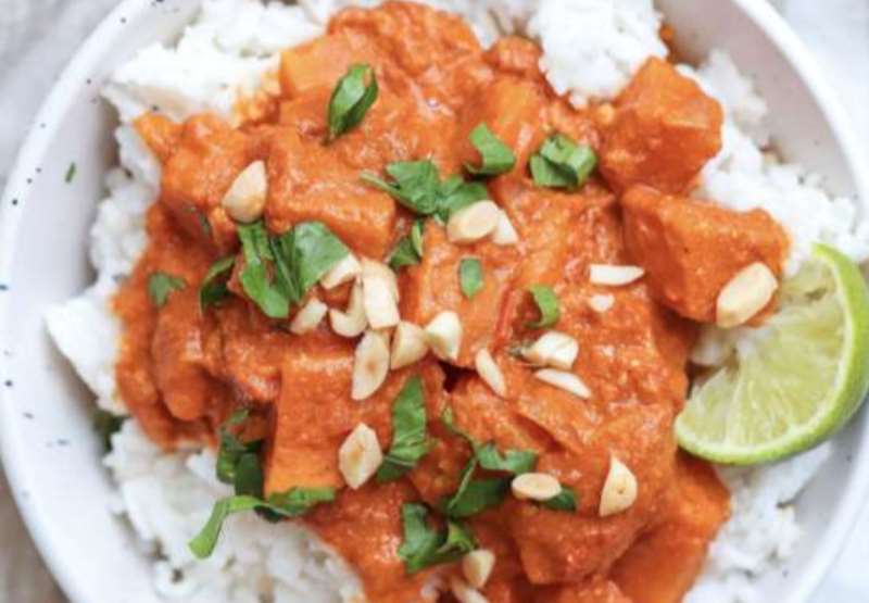 Red Sweet Potato Curry