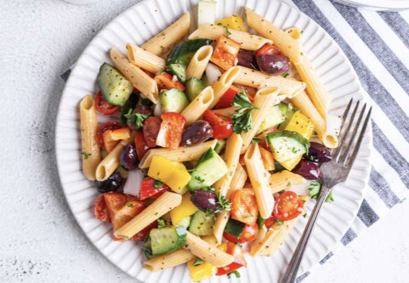 Greek Inspired Pasta Salad