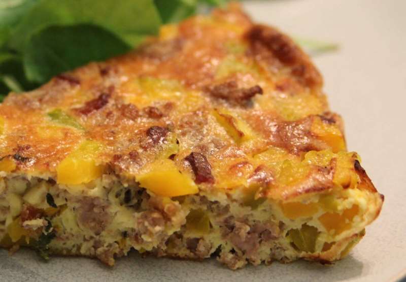 Pork and Winter Squash Frittata