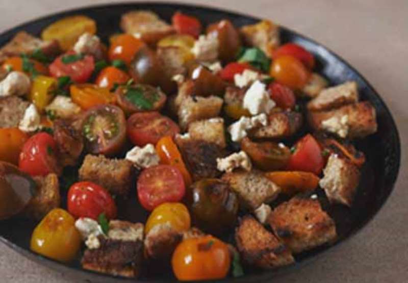 Roasted Tomatoes and Tempeh