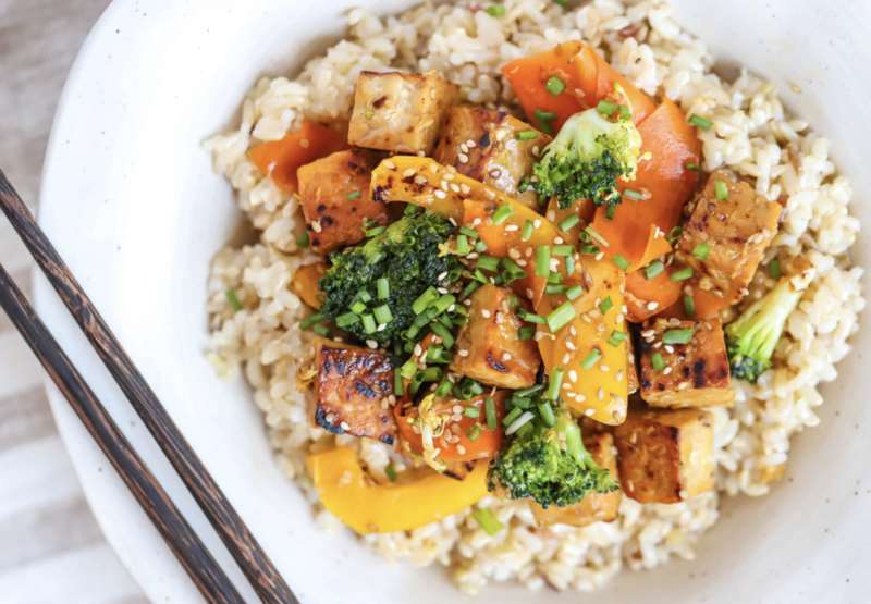 Sesame Tempeh Stir-fry
