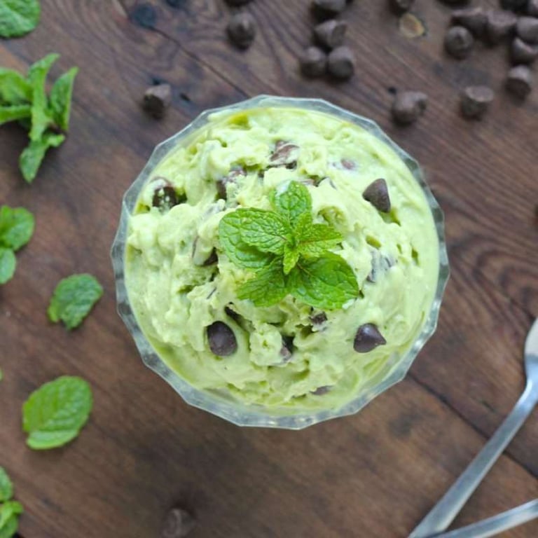 Mint Chocolate Chip Ice Cream