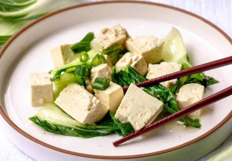 Tofu and Bok Choy Stir-Fry