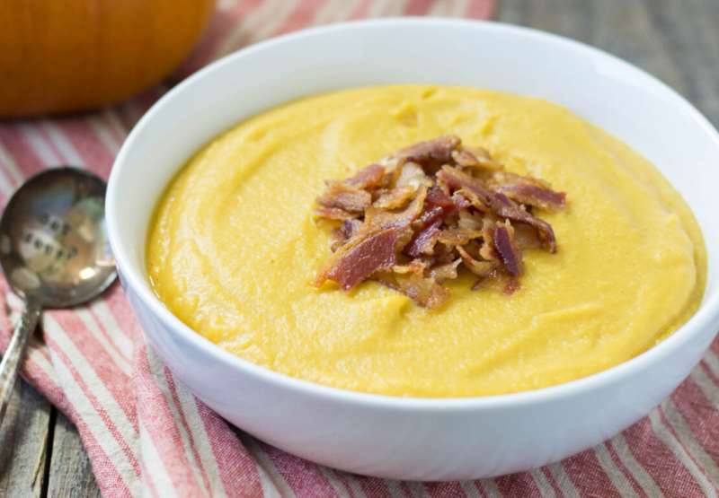 Rustic Bacon and Pumpkin Soup