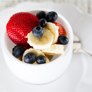Side of Berries and Banana
