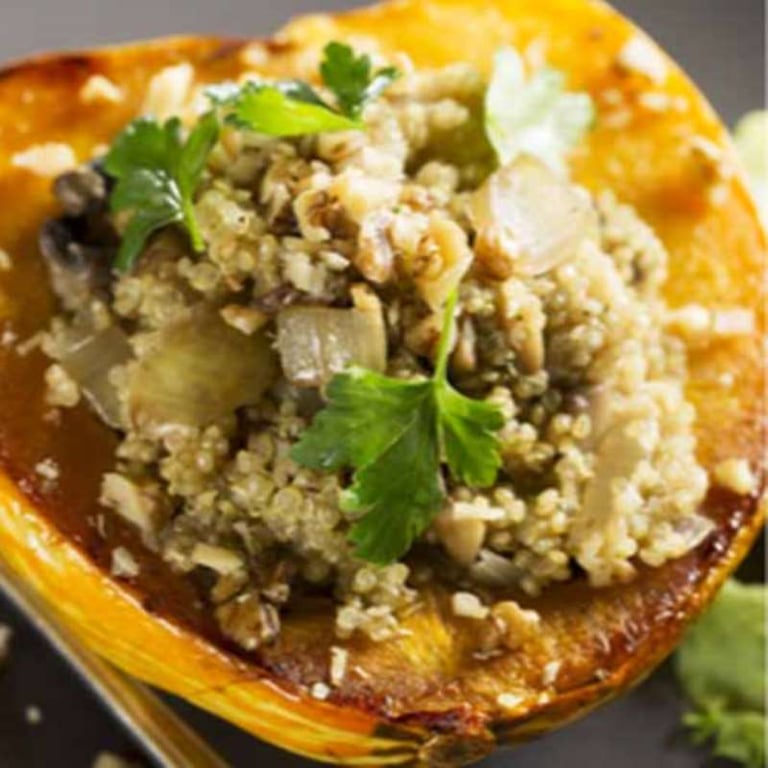 Quinoa Stuffed Acorn Squash