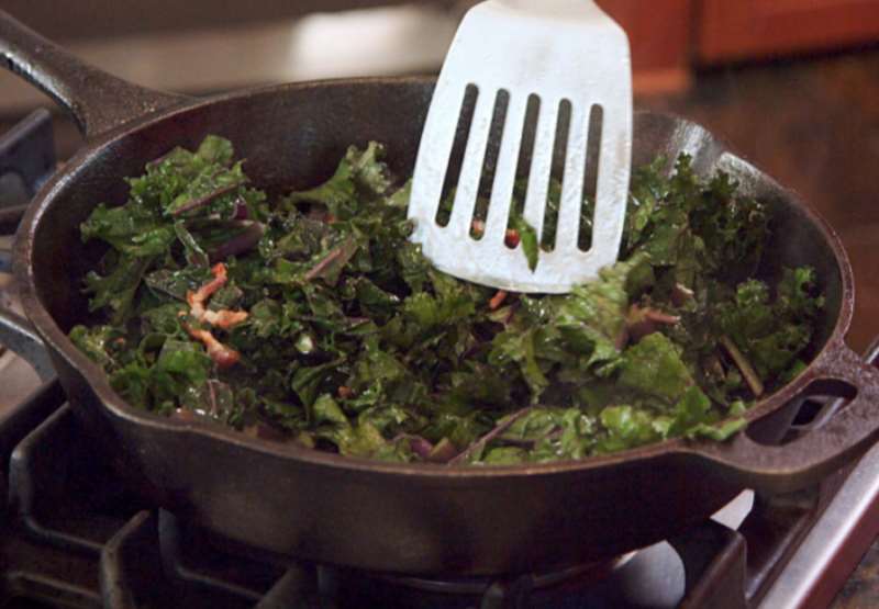 Bacon Braised Kale