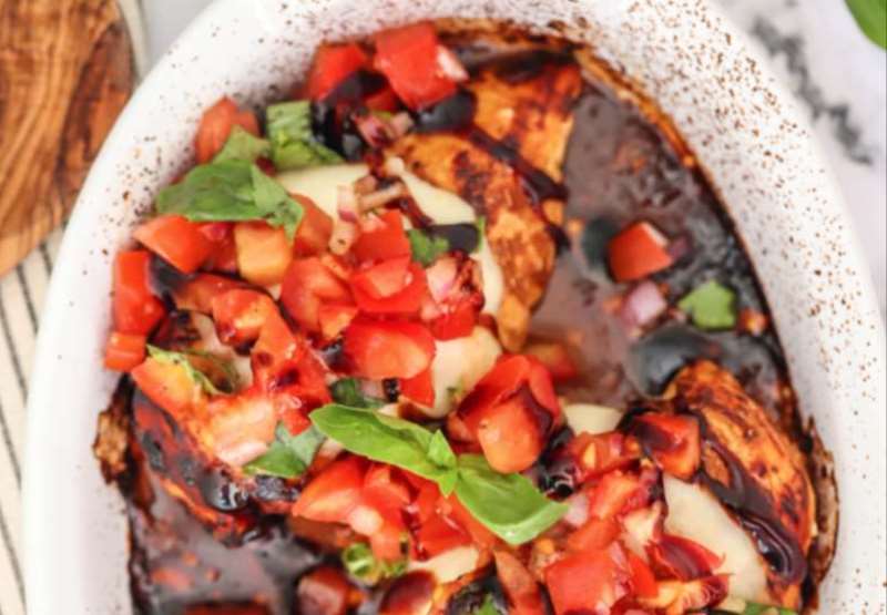 Baked Chicken Bruschetta