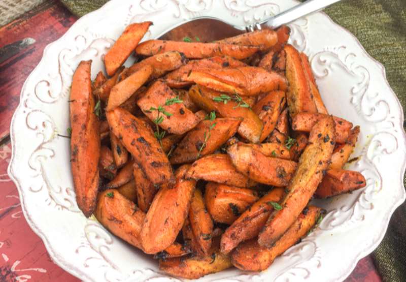 Roasted Curried Carrots