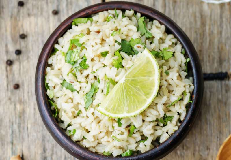 Greek Rice with Lemon, Spinach, and Dill