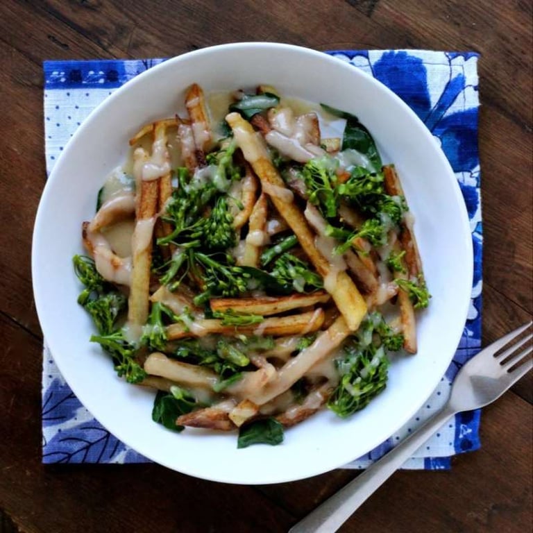 Poutine with Broccolini